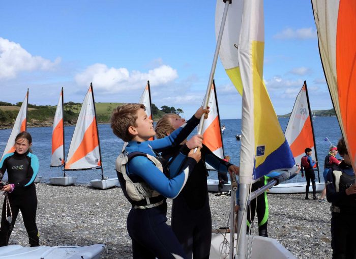 Teaching children to sail