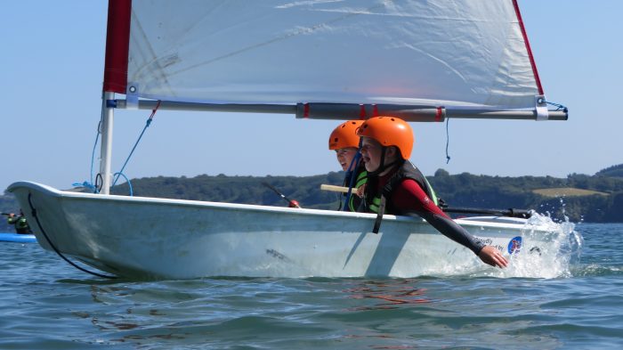 Dinghy sailing