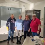Lovat's team ready to start volunteering in the kitchen