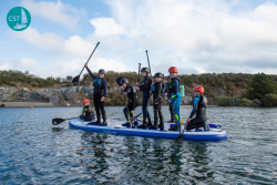Mega SUP fun with Children's Sailing Trust