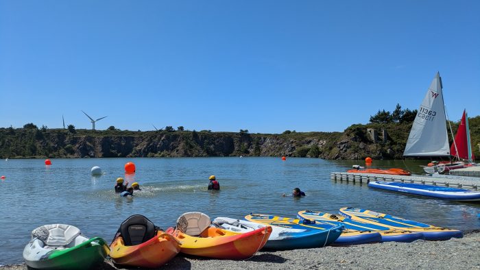 water activities at trevassack lake